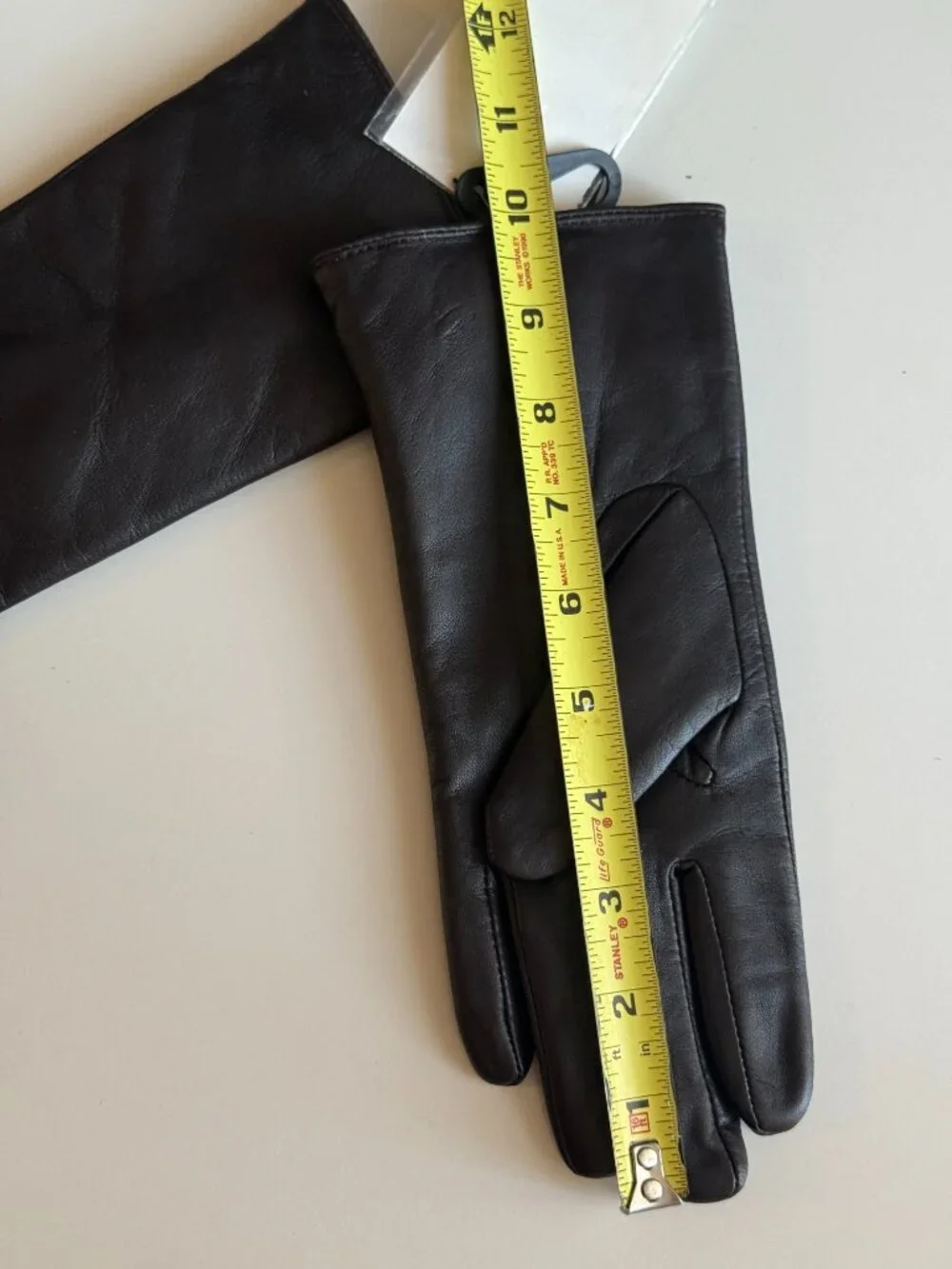 Thinsulate 40 Gram Insulated Ladies Gloves Genuine Soft Leather Brown Size L NWT